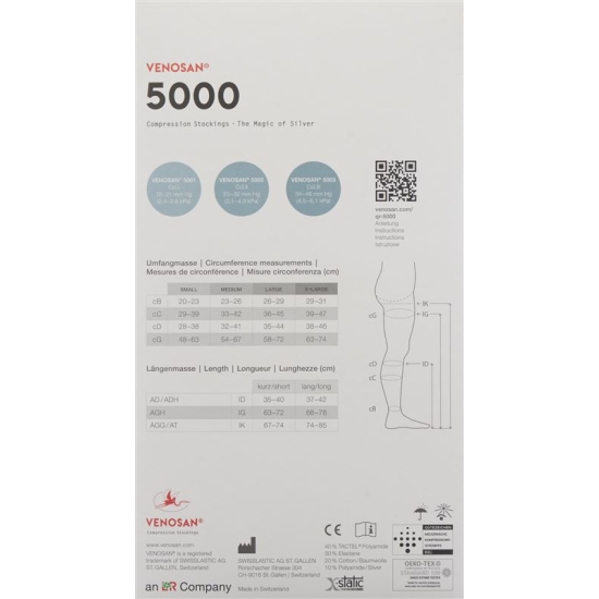 Venosan 5003 A-d Kkl3 L Long Open Morocco 1 pair buy online