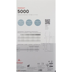 Venosan 5002 A-gh Kkl2 XL Lang Gesch Black 1 pair