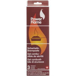 Powerflame Sicherheits Brennpaste 3x 80g
