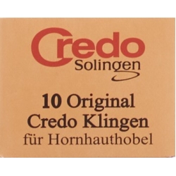 Credo Ersatzklingen Hornhauthobel Schachtel 10 Stück