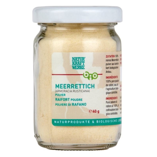 Naturkraftwerke Meerrettich Pulver Bio Glas 40g buy online