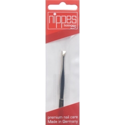 Nippes Tweezers 8cm Straight Nickel Plated