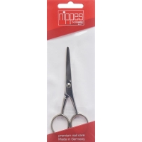 Nippes barber scissors nickel-plated
