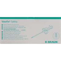 Vasofix Safety Pur 22g 0.9x25mm Blau 50 Stück