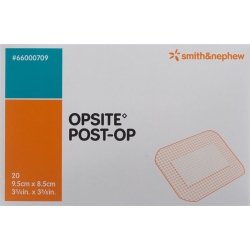 Opsite Post OP Folienverband 9.5x8.5cm Steril 20 Beutel