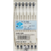 Unimed Knopfkanüle 1.2x80mm Luer Lock 12 Stück