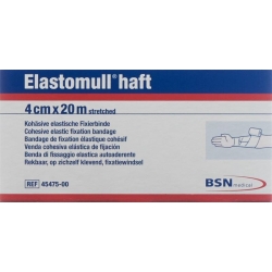 Elastomull Haft Gazebinde Weiss 20mx4cm Rolle