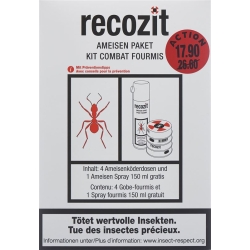 Recozit Ameisenpaket Akt mit Gratis Spray