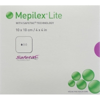 Mepilex Lite Absorptionsverb 10x10cm Silik 5 Stück