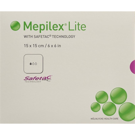 Mepilex Lite Absorptionsverb 15x15cm Silik 5 Stück buy online