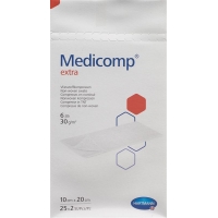 Medicomp Extra Vlieskompressen 10x20cm Steril 25 Beutel 2 Stück