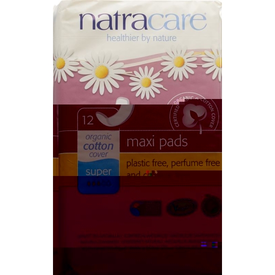 Natracare Maxi-Binden Super 12 Stück buy online