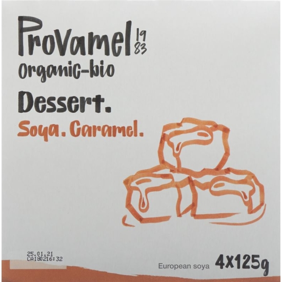 Provamel Bio Soja Dessert Caramel 4x 125g buy online