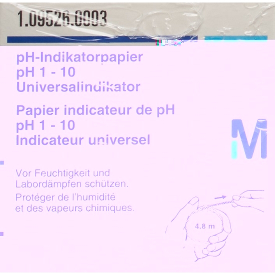 Merck Universal Indikator Papier Rolle pH 1-10 3 Stück buy online