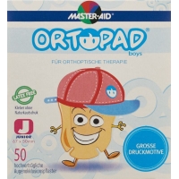 Ortopad Occlusionspflaster Junior Boys -2j 50 Stück