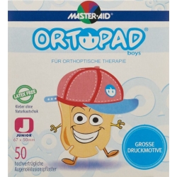 Ortopad Occlusionspflaster Junior Boys -2j 50 Stück