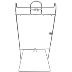 Flexicare bed bag holder metal white