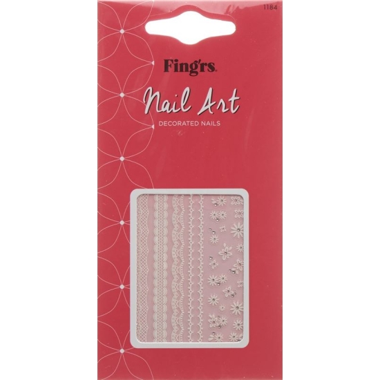 Fingrs 3D nail design rhinestones 24 stickers buy online