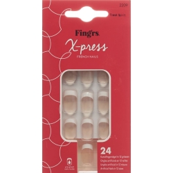 Fingrs Fake Nails Pre Glued French Spirit