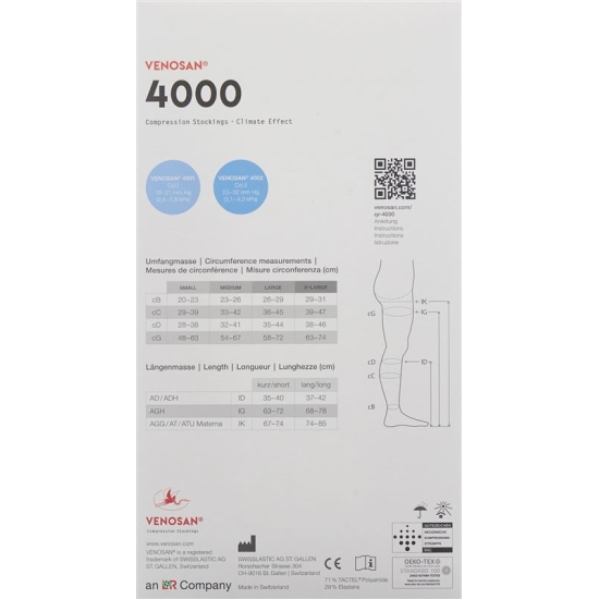 Venosan 4002 A-ghs Kkl2 L Kurz Gesch Mexic 1 pair buy online