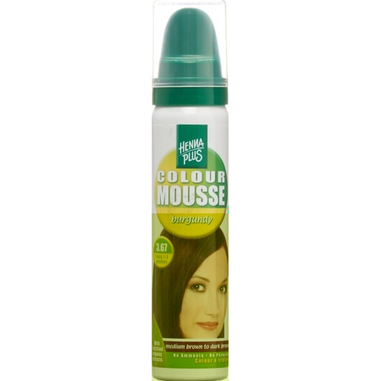 Henna Plus Colour Mousse Burgundy 3.67 75ml buy online