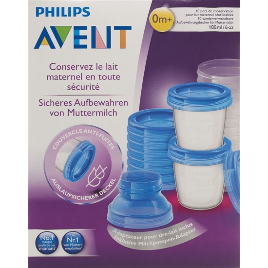 Avent Philips Via Muttermilch Becher 10 Stück buy online