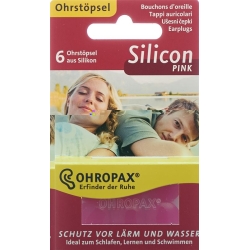 Ohropax Silicone earplugs 6 pieces