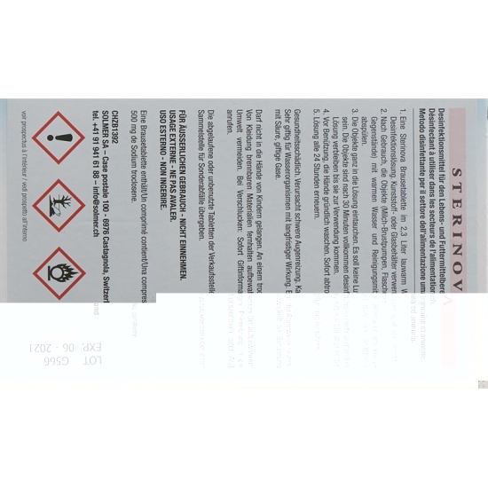 Sterinova Brausetabletten 500mg 30 Stück buy online
