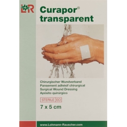 Curapor Wundverband 7x5cm Transparent 5 Beutel