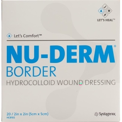 Let’s Comfort Nu-Derm Border Hydrokolloidverband 5x5cm 20 Stück