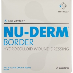Let’s Comfort Nu-Derm Border Hydrokolloidverband 10x10cm 10 Stück