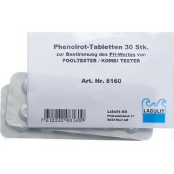 Labulit Pooltester Ersatztablette Phenolrot 30 Stück