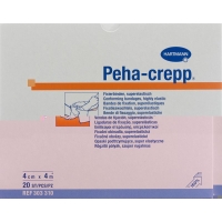 Peha Crepp S Kreppbinde 4mx4cm Weiss 20 Stück