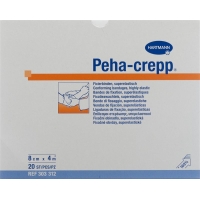 Peha Crepp S Kreppbinde 4mx8cm Weiss 20 Stück