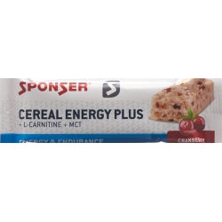 Sponser Energy Plus Bar Cranberry 40g