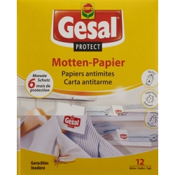 Gesal Motten Papier 12 Stück