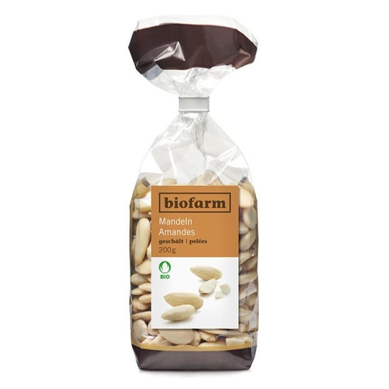 Biofarm Mandeln Ganz Geschält Beutel 200g buy online