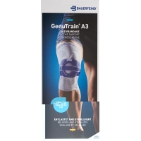 GenuTrain A3 Aktivbandage Knie Grösse 2 Rechts Titan