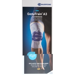Genutrain A3 Kniebandage Grösse 6 Rechts Titan