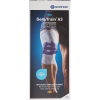 Bauerfeind GenuTrain A3 Aktivbandage Knie Grösse 3 Links Titan