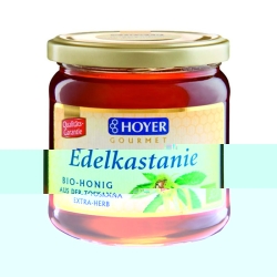 Hoyer Edelkastanienhonig Toskana Bio Glas 500g