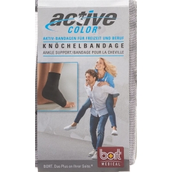 Bort Aktive Color Knöchelbandage Grösse XL +25cm Schwarz
