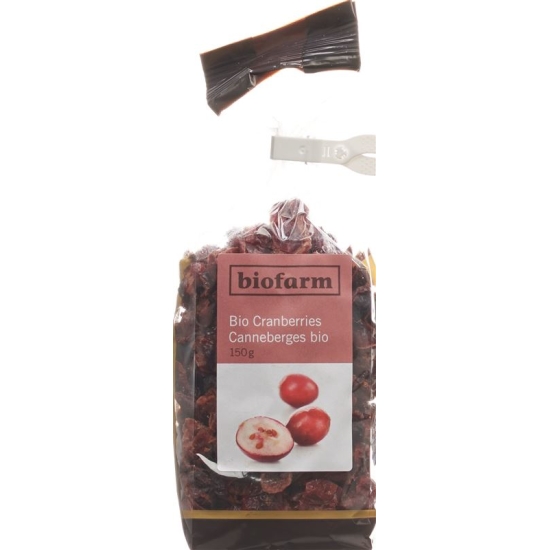 Biofarm Cranberries Bio Beutel 150g buy online