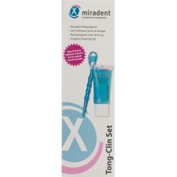 Miradent Tong-Clin Set 50ml Gel + Tongue Cleaner