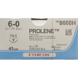 Prolene 45cm Blau 6-0 Fs-3 36 Stück