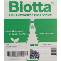 Biotta Bio Wald-Heidelbeere 6 Flasche 5dl