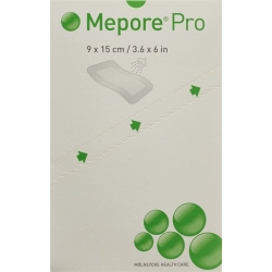 Mepore Pro Wundverband 15x9cm Wundkis 9x5cm Steril 40 Stück