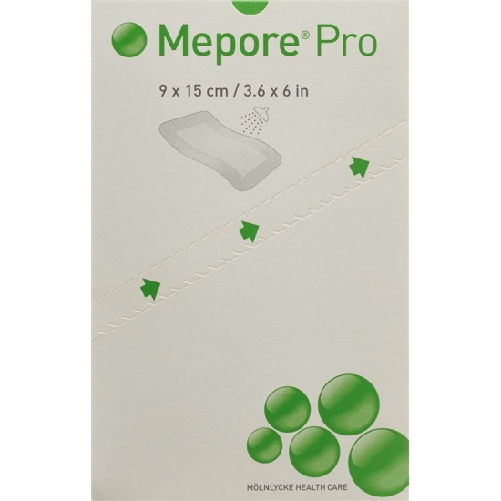 Mepore Pro Wundverband 15x9cm Wundkis 9x5cm Steril 40 Stück buy online