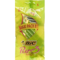 Bic Pure 3 Lady 3-klingenrasierer Frauen Beutel 8 Stück