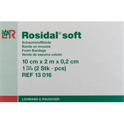 Rosidal Soft Schaumstoffbind 2.0mx10cmx0.2cm 2 Stück